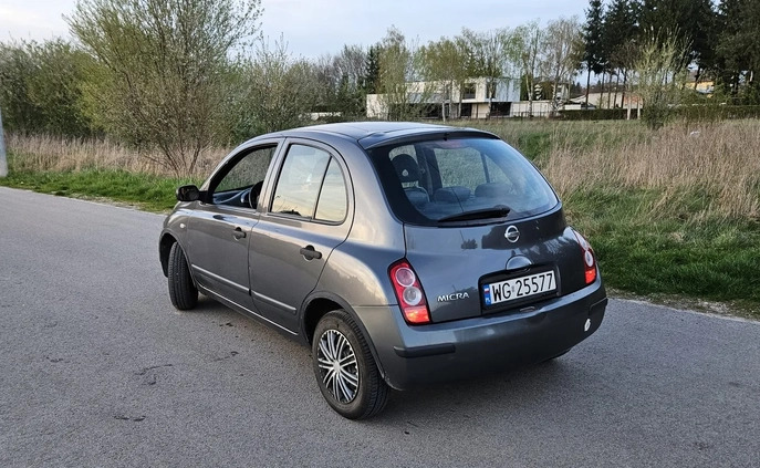 Nissan Micra cena 4250 przebieg: 305000, rok produkcji 2004 z Garwolin małe 172